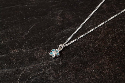 Mini Forget me Not Pendant