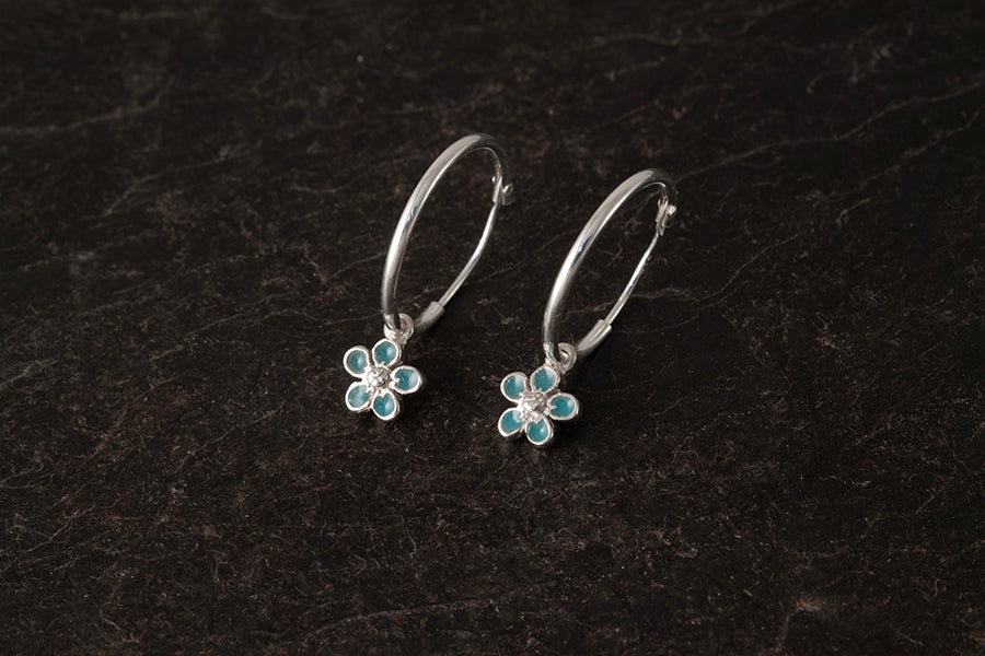 Mini Forget me Not Earrings