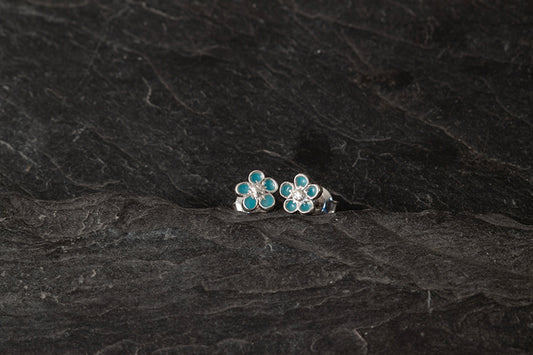 Mini Forget me Not Earrings