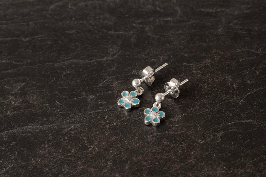 Mini Forget me Not Earrings
