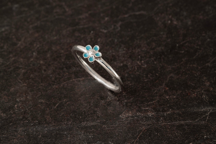 Forget me Not Flower Ring