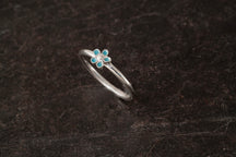 Load image into Gallery viewer, Forget me Not Set of 3 Stacking Rings
