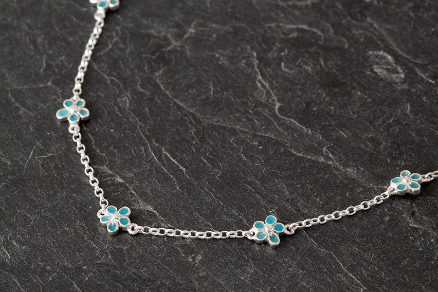 Forget Me Not Five-Piece Peerie Necklet