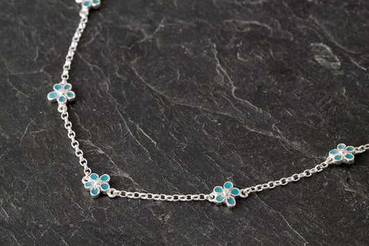 Forget Me Not Five-Piece Peerie Necklet