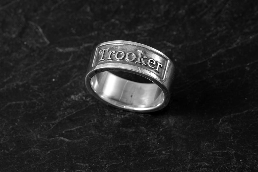 Shetland Dialect Silver Ring - Customisable