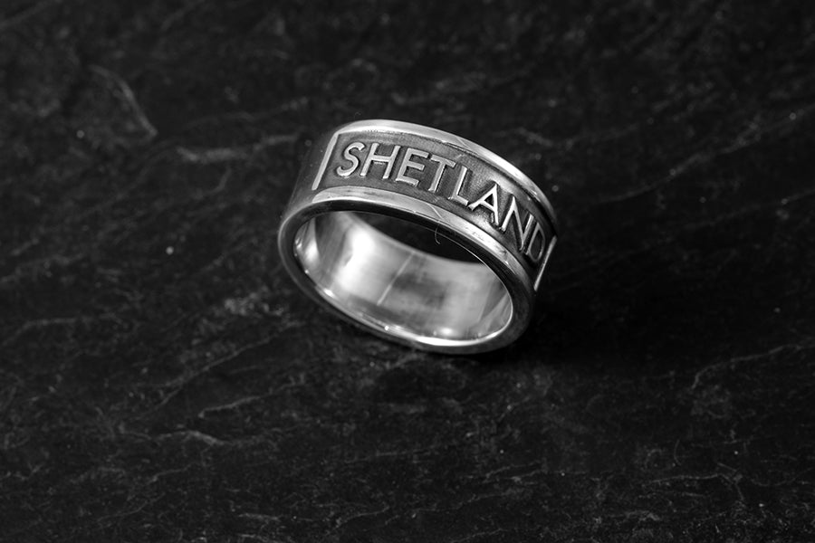 Shetland Dialect Silver Ring - Customisable