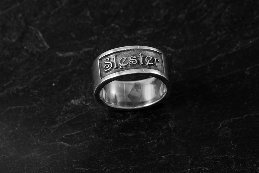Shetland Dialect Silver Ring - Customisable