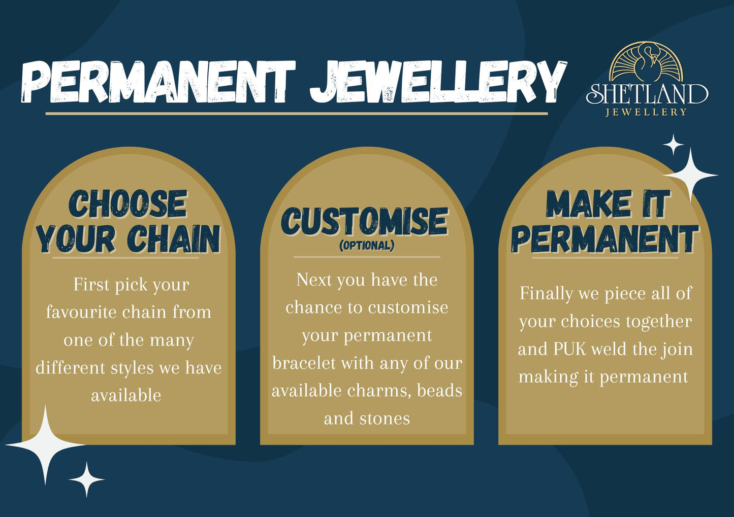 Permanent Anklets with Charms