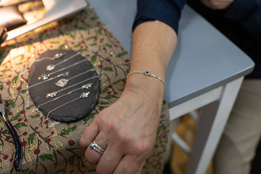 Permanent Bracelets with Stones