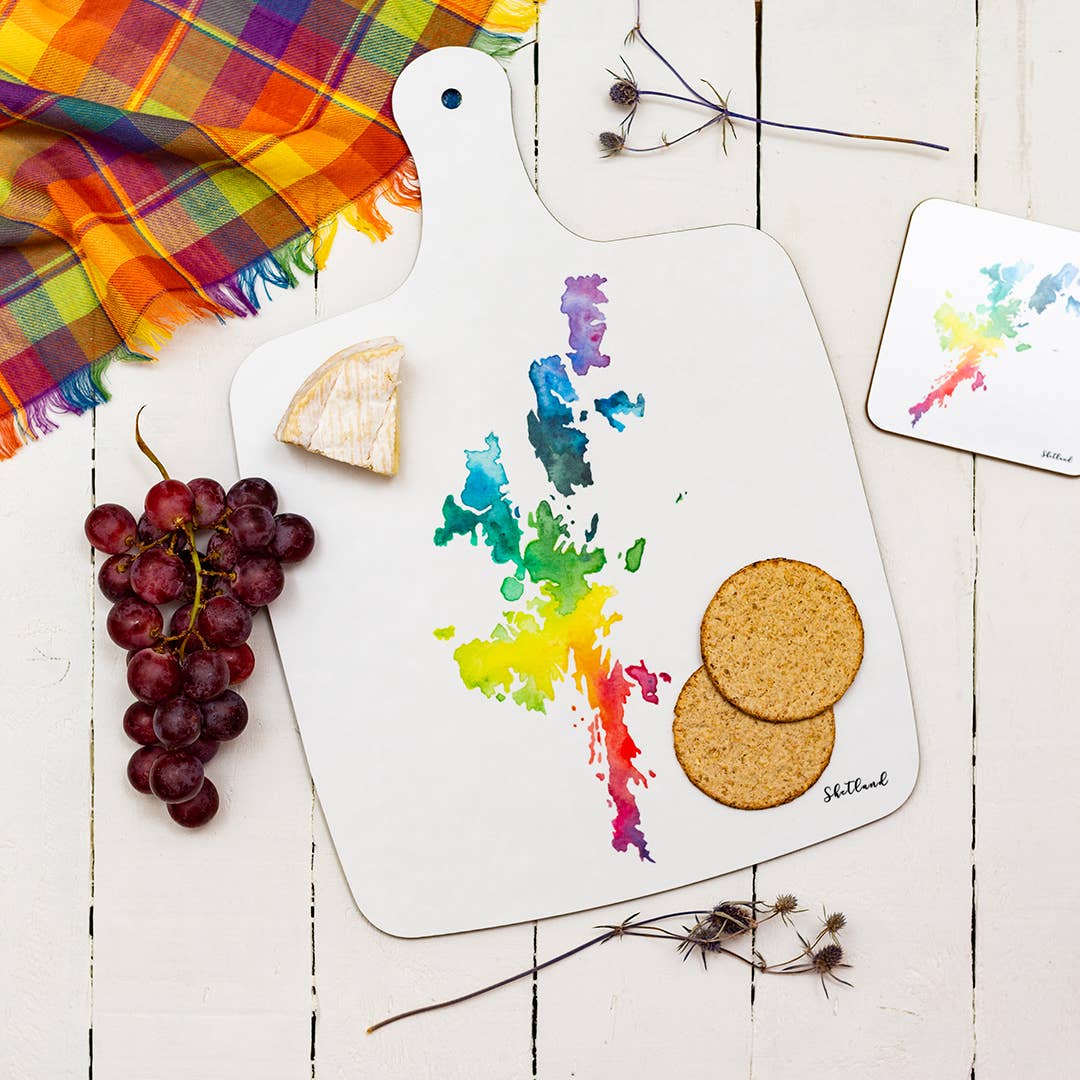 Sarah Leask Shetland Map Chopping Board