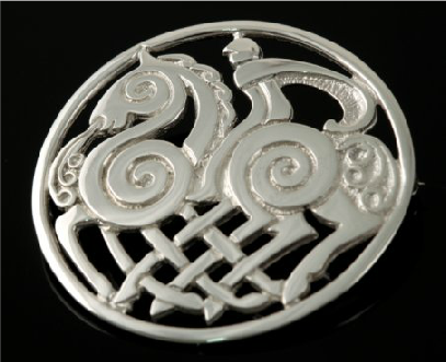 Sleipnir Small Brooch