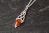 Celtic Amber Pendant