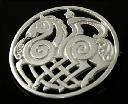 Sleipnir Large Brooch