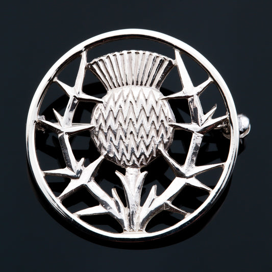 Scottish Thistle Brooch