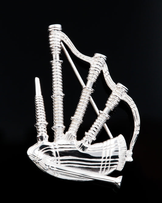 Bagpipes Brooch