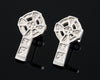 Celtic Cross Stud Earrings
