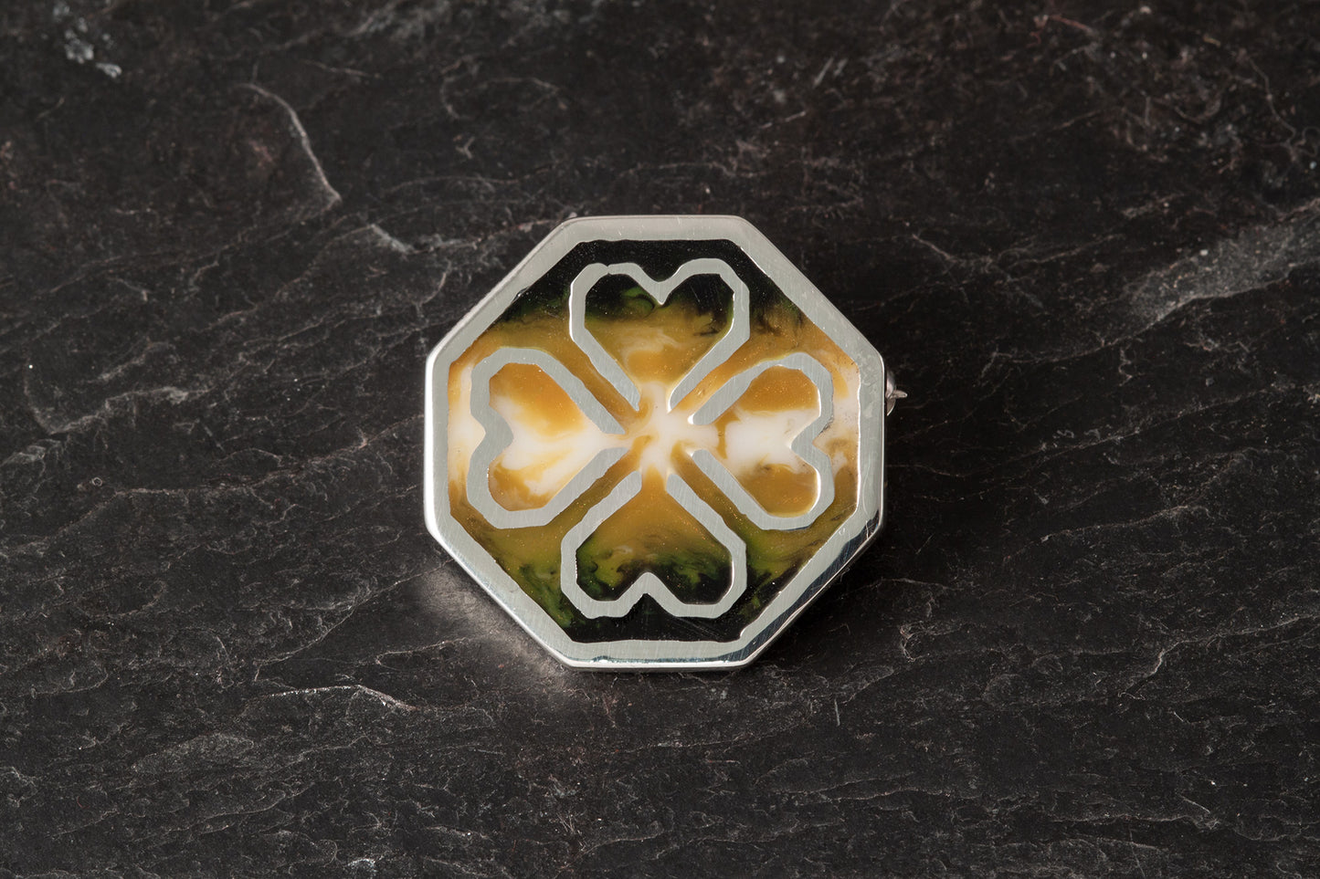 Fara Heart Brooch