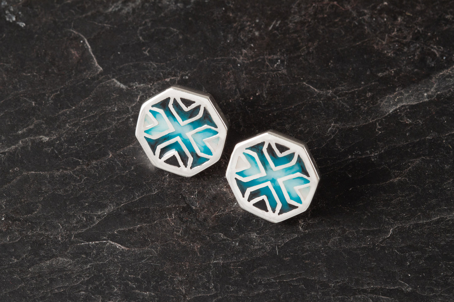 Fara Heart Stud Earrings