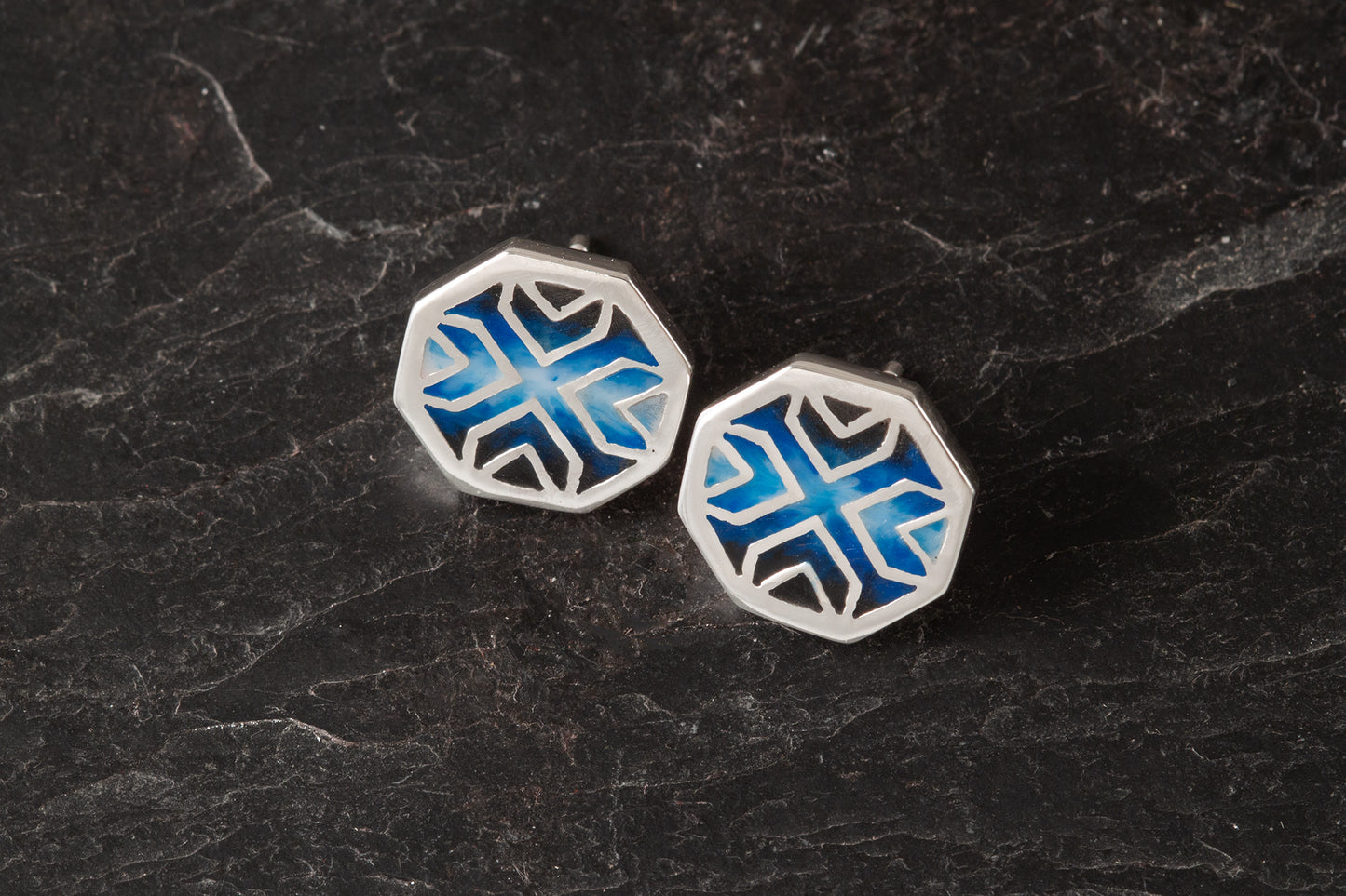 Fara Heart Stud Earrings