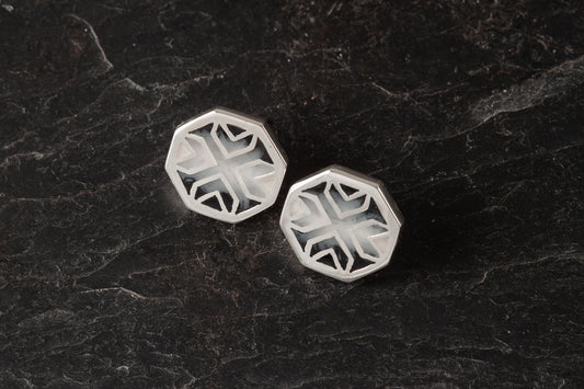 Fara Heart Stud Earrings