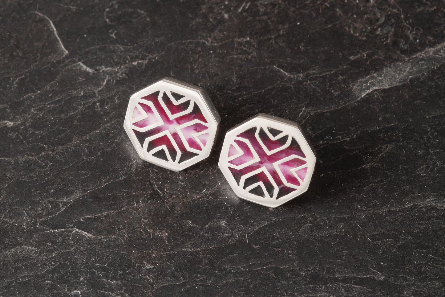 Fara Heart Stud Earrings
