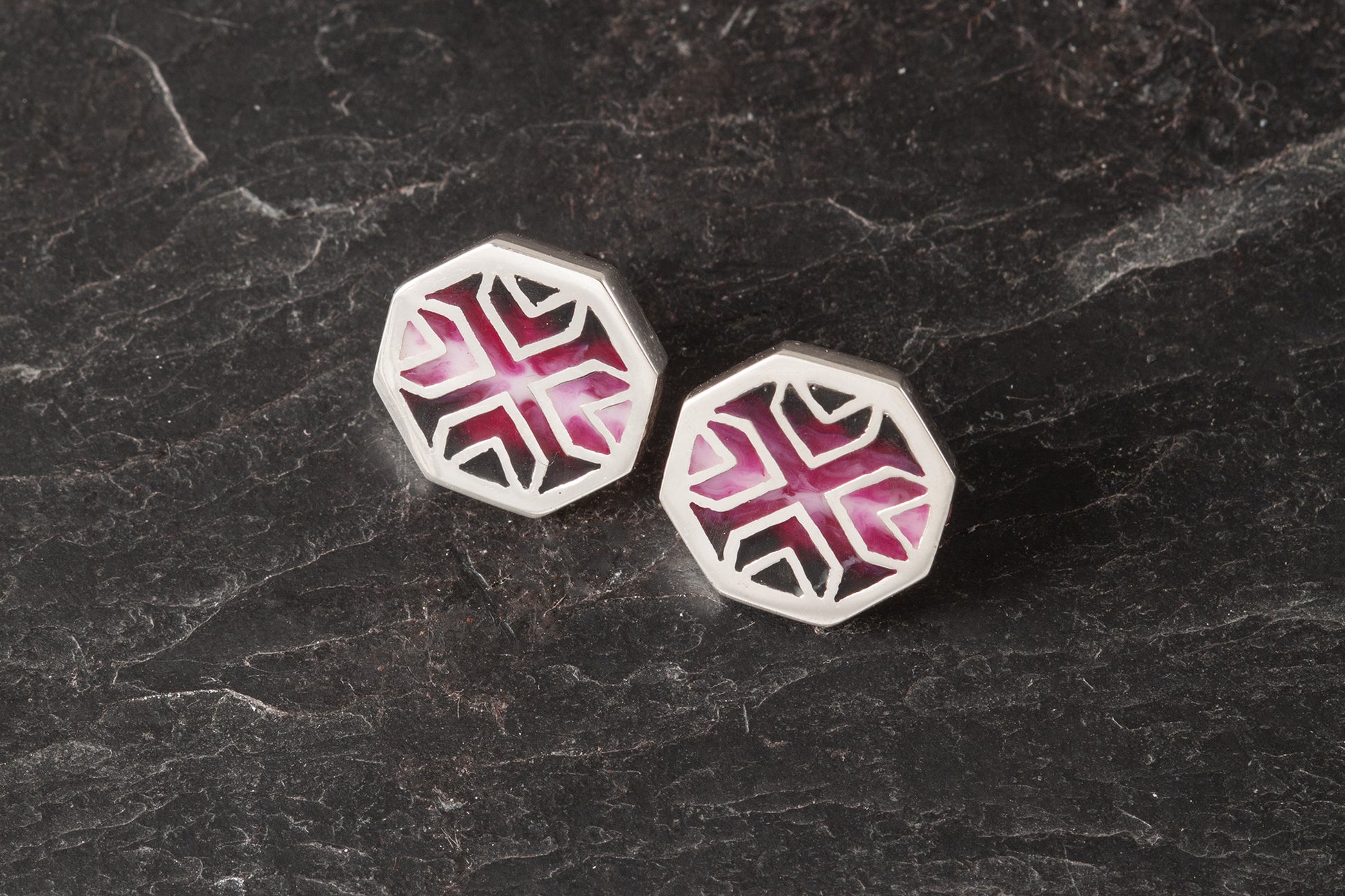 Fara Heart Stud Earrings