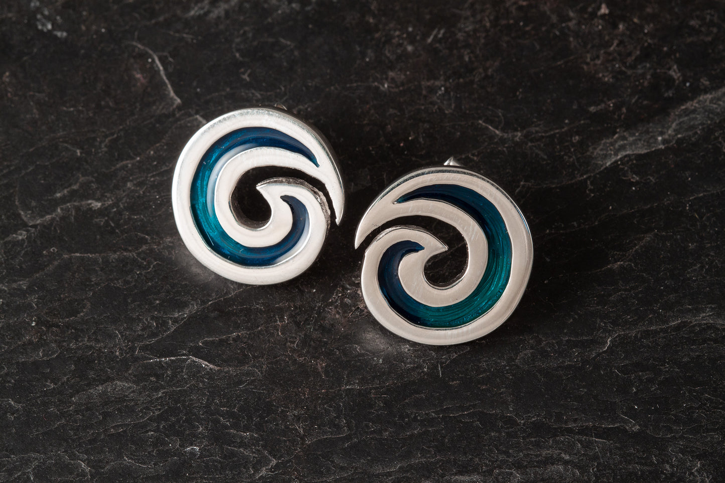 Seascape Round Wave earrings