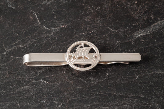 Viking Ship Tie Clip