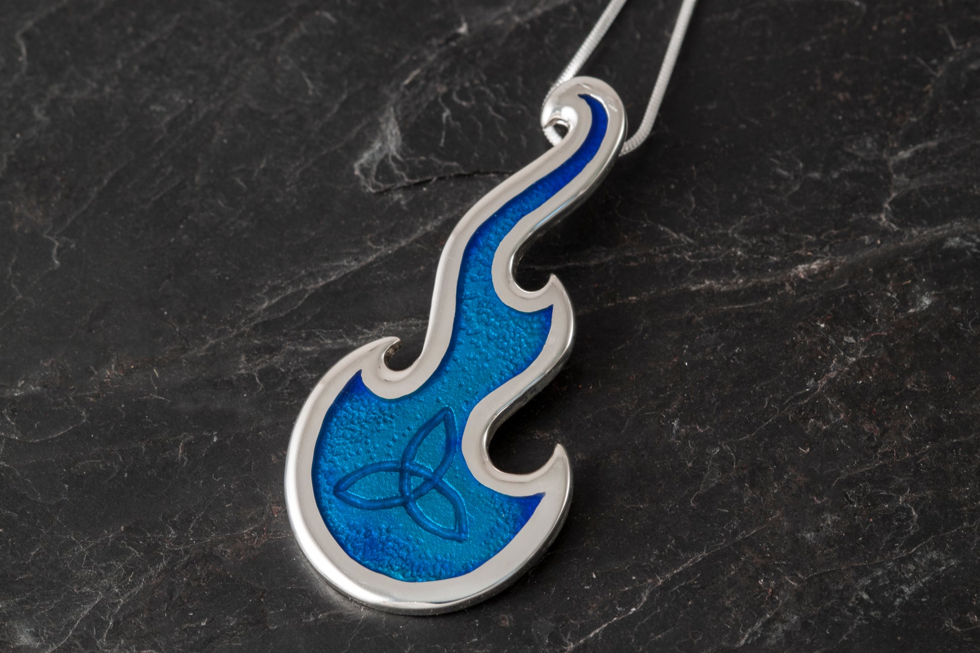 Celtic Fire Large Flame  Pendant | In Stock