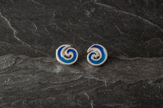 Seascape Mini Wave Studs