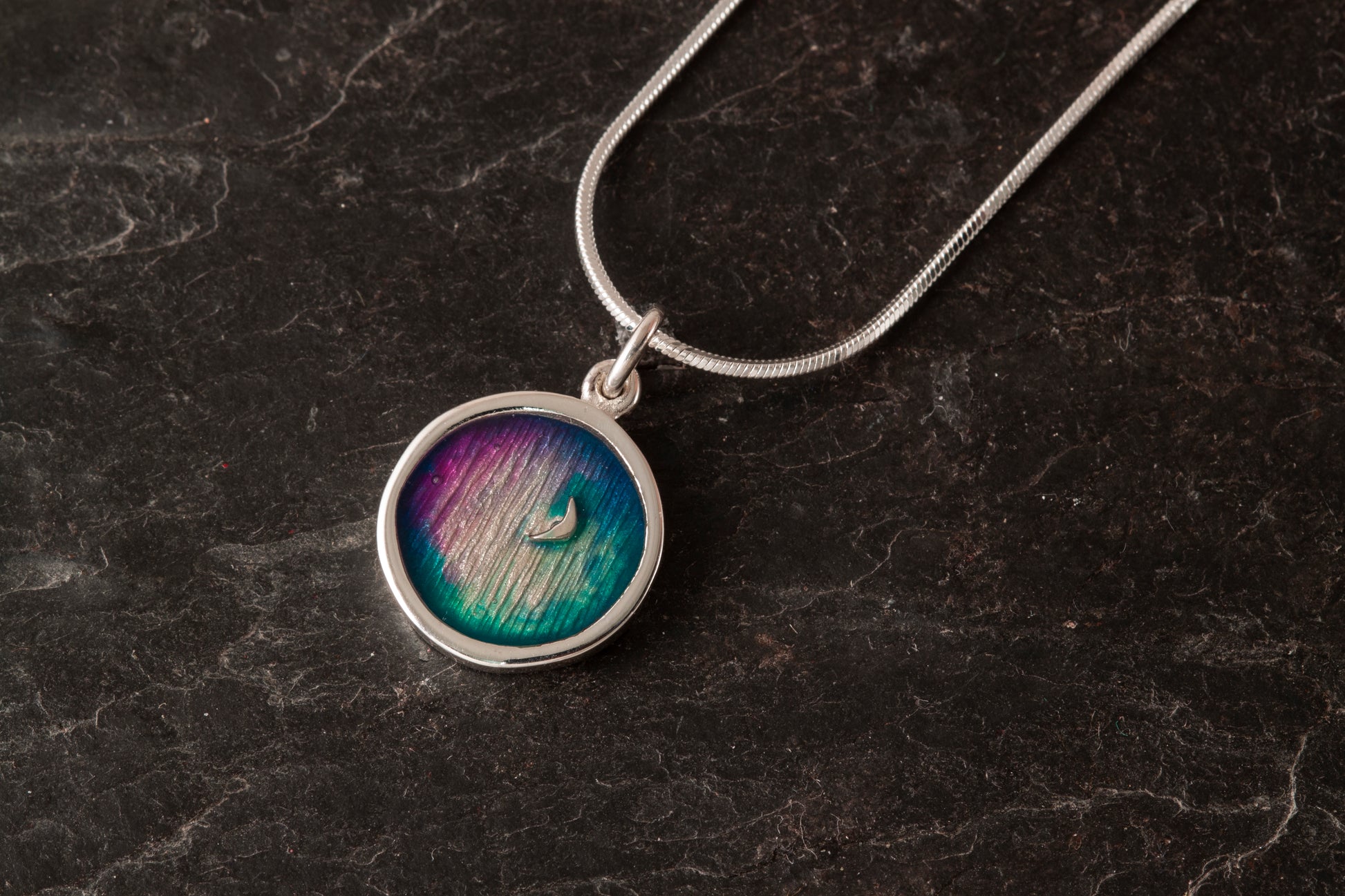Mirrie Dancers Small Round Pendant