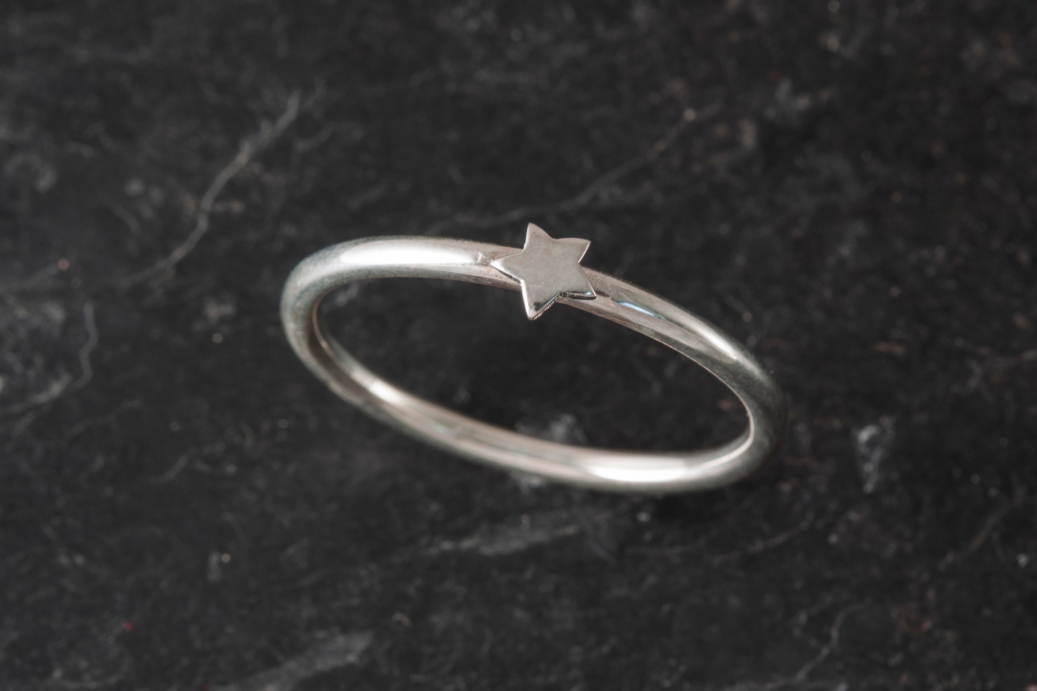 Mirrie Dancer Star Stacking Ring – Shetland Jewellery