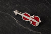 Fiddle Brooch Brown | In Stock