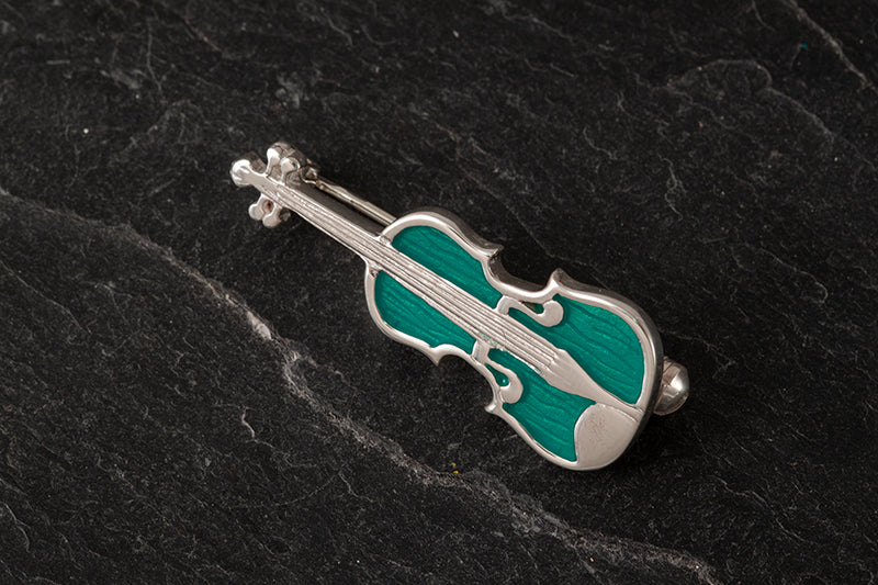 Fiddle Brooch