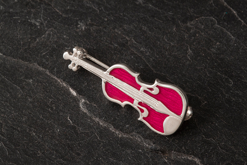 Fiddle Brooch
