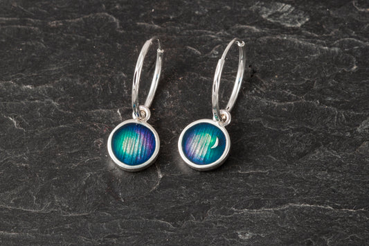 Ashes Memorial Hoop Earrings