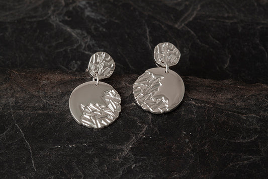 Öyger two-tone two-part studs