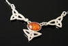 Celtic Amber Pendant