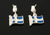 Shetland Flag Earrings