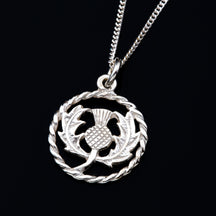 Load image into Gallery viewer, Scottish Thistle Pendant
