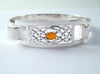 Celtic Bangle set with Amber