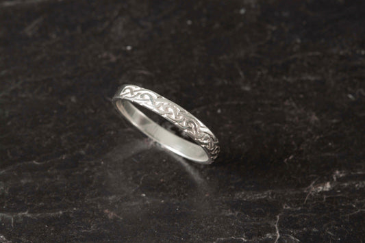 St. Ninian's Isle Stacker in Silver