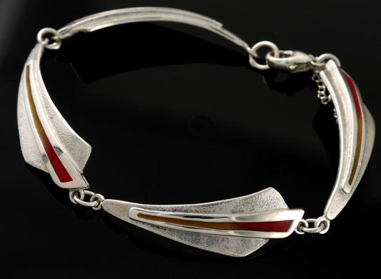 Celtic Fire Two Tone Bracelet
