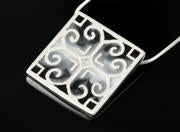 Load image into Gallery viewer, Fara large square pendant
