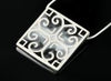 Fara large square pendant