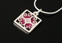 Load image into Gallery viewer, Fara Square small pendant
