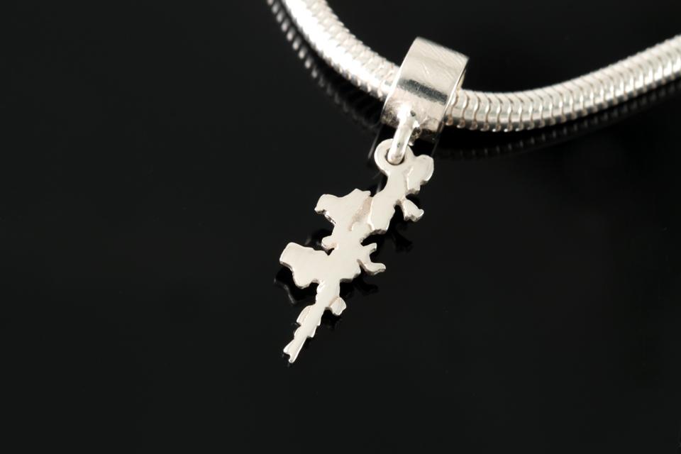 Shetland Map charm