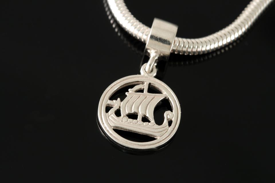 Viking Ship Charm