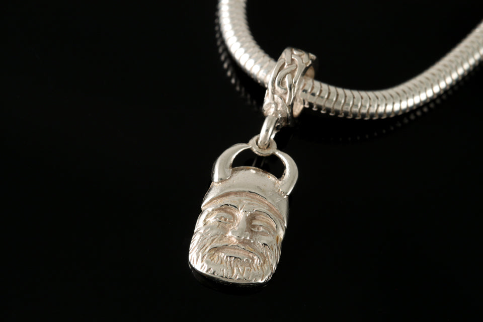 Viking Head Charm
