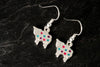 Enamelled Sheep Earrings